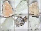 Mixed Indian Mineral & Crystal Flat - Pieces #95624-2